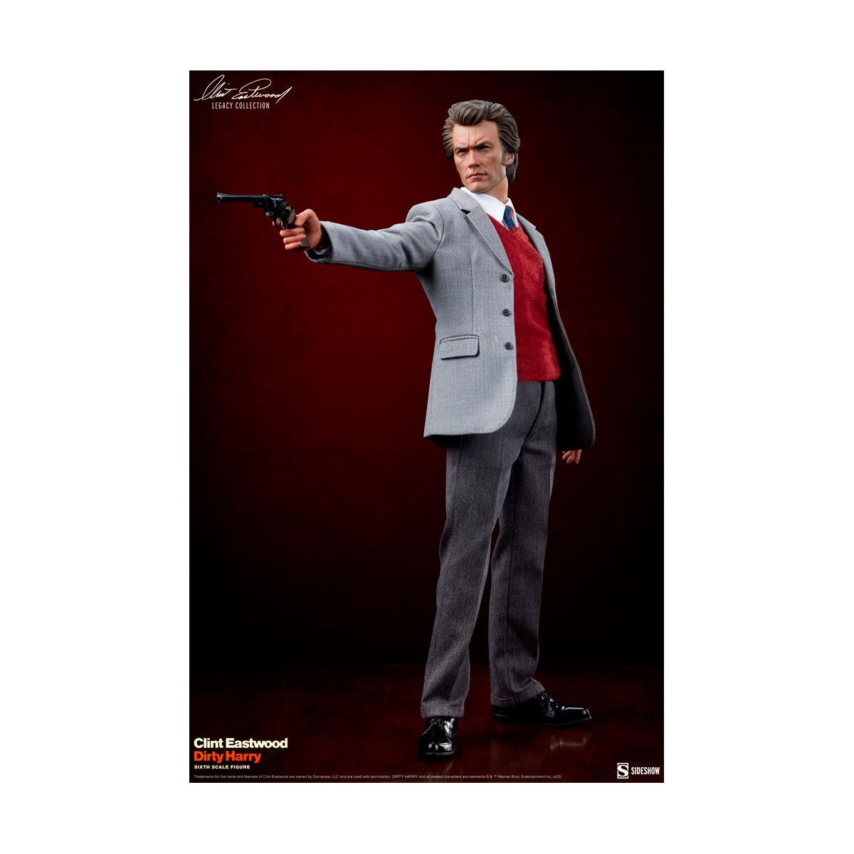 Sideshow - Harry Callahan Actionfigur 1/6 - Dirty Harry - Clint Eastwood Legacy Collection