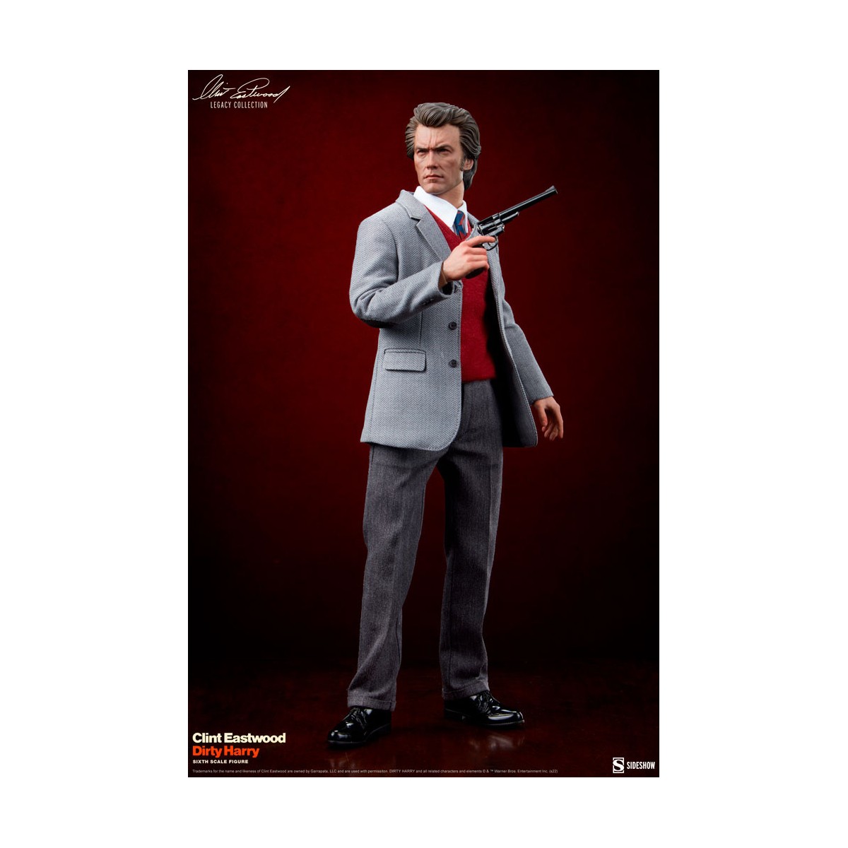Sideshow - Harry Callahan Actionfigur 1/6 - Dirty Harry - Clint Eastwood Legacy Collection