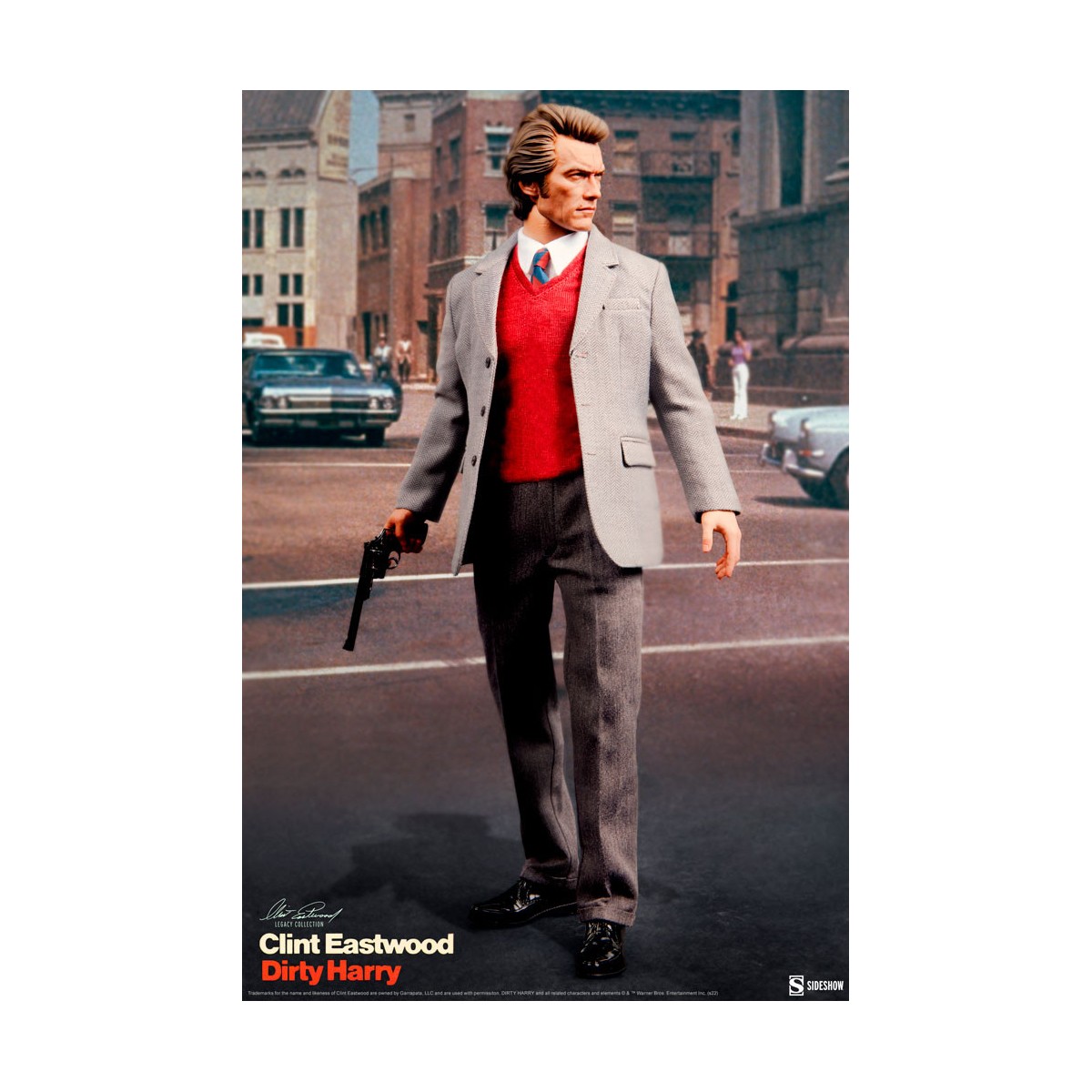 Sideshow - Harry Callahan Actionfigur 1/6 - Dirty Harry - Clint Eastwood Legacy Collection