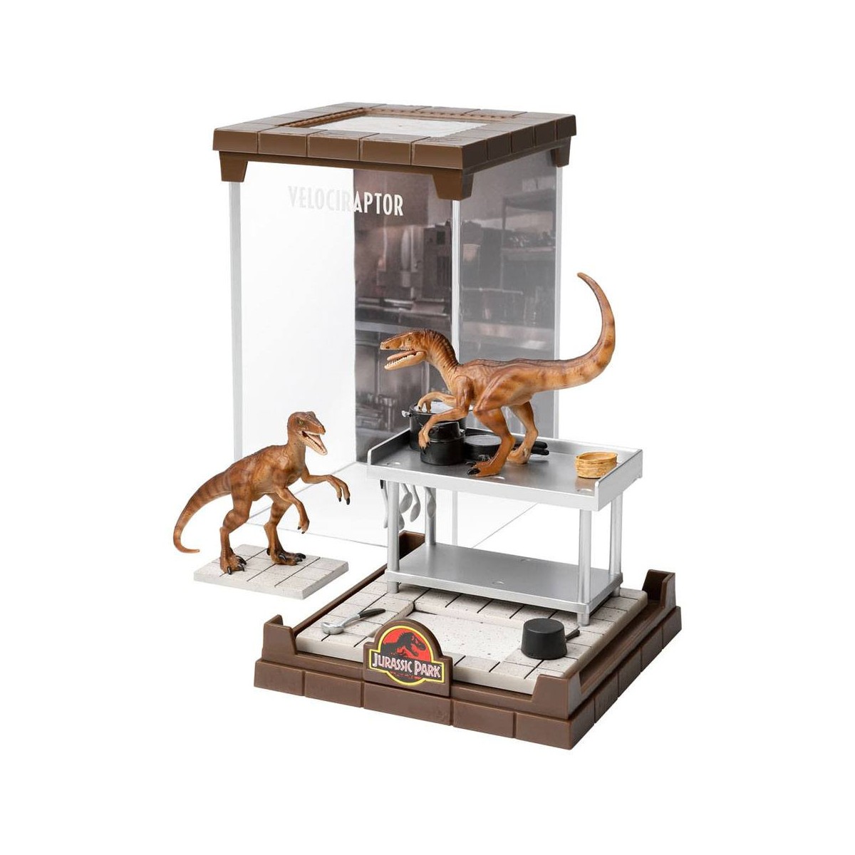Noble Collection Creatures - PVC Diorama Velociraptors - Jurassic Park