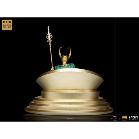 Iron Studios - Marvel Comics Loki on Throne 1/10 BDS Art Scale CCXP 2021 Exclusive