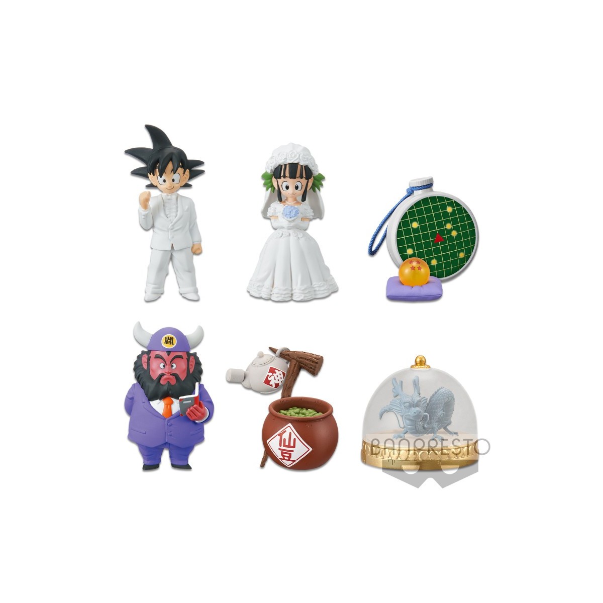 Banpresto Dragonball - WCF - TREASURE RALLY Vol.1 - Serie von 6 Figuren