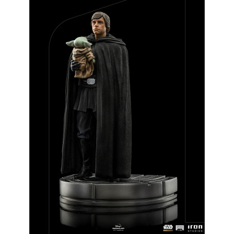 IRON STUDIOS - Luke Skywalker & Grogu BDS Art Scale 1/10 - Star Wars The Mandalorian