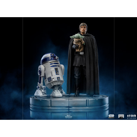 IRON STUDIOS - Luke Skywalker & Grogu BDS Art Scale 1/10 - Star Wars The Mandalorian
