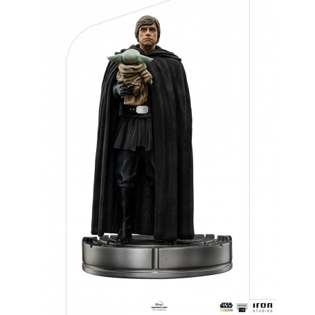 IRON STUDIOS - Luke Skywalker & Grogu BDS Art Scale 1/10 - Star Wars The Mandalorian