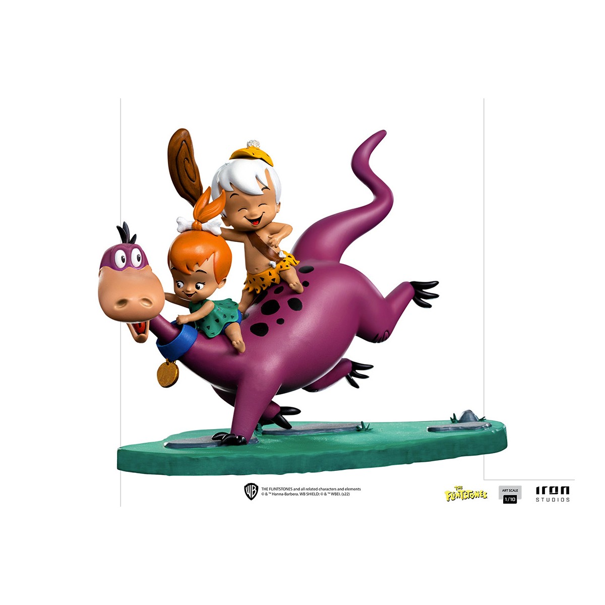 Iron Studios - Dino, Peebles & Bamm-Bamm - The Flintstones Bds Art Scale 1/10