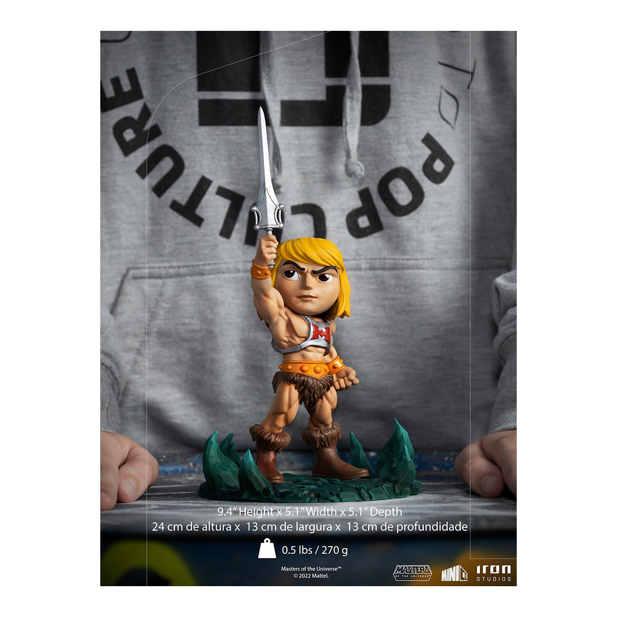 Iron Studios - HE MAN - Die Masters of the Universe Actionfigur Mini Co. PVC