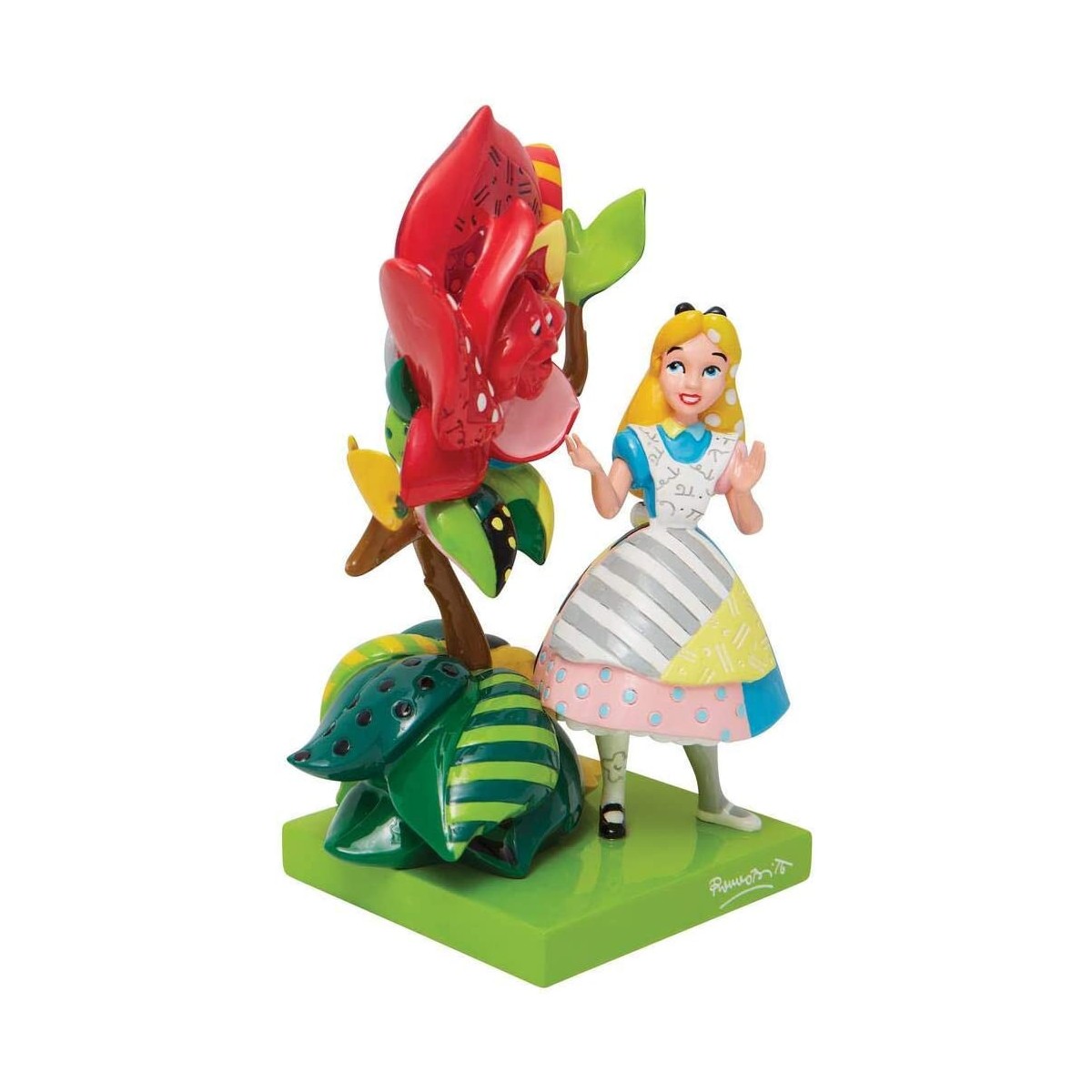 Disney Britto - Alice im Wunderland - Alice und die Rose