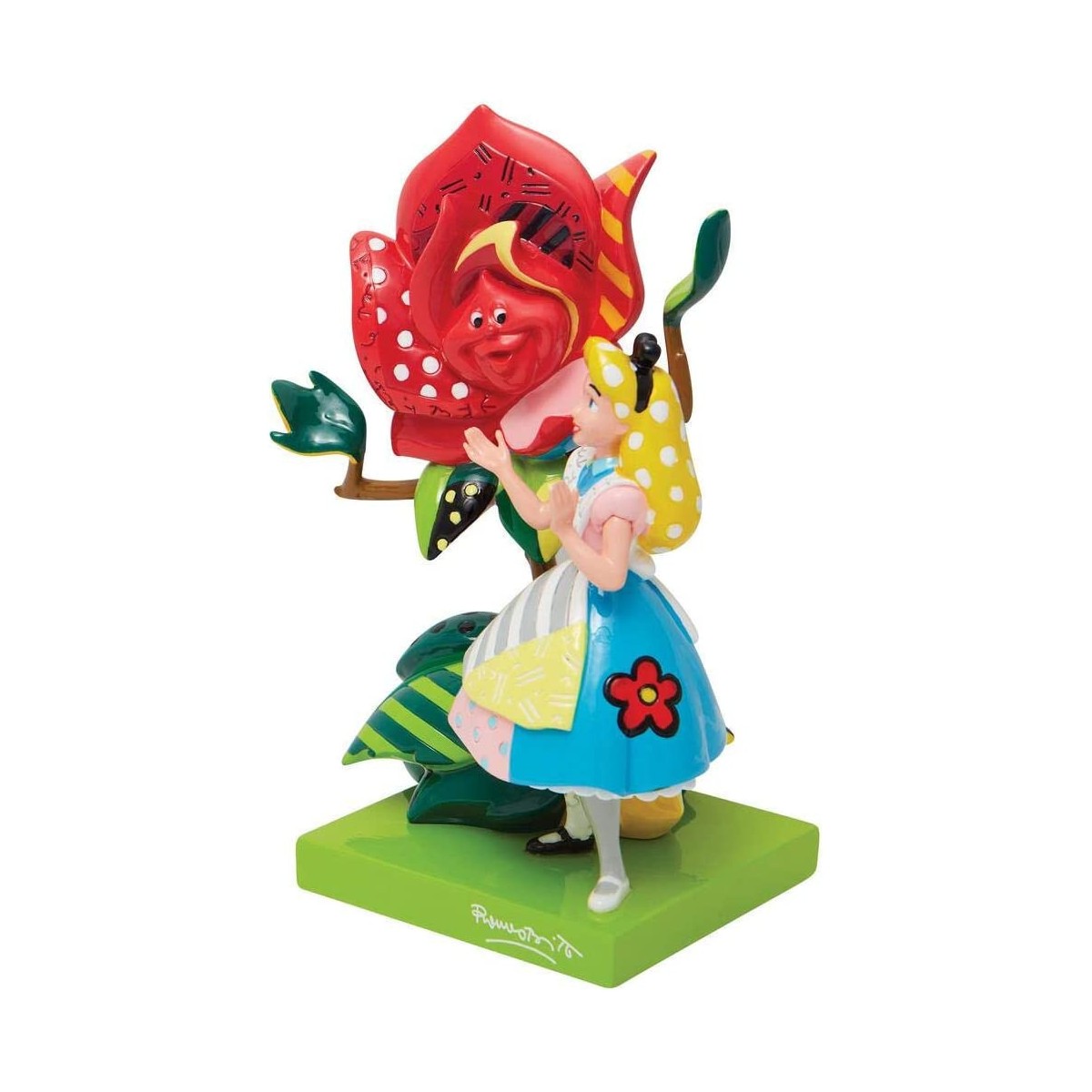 Disney Britto - Alice im Wunderland - Alice und die Rose