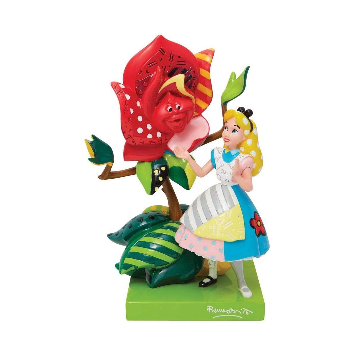 Disney Britto - Alice im Wunderland - Alice und die Rose