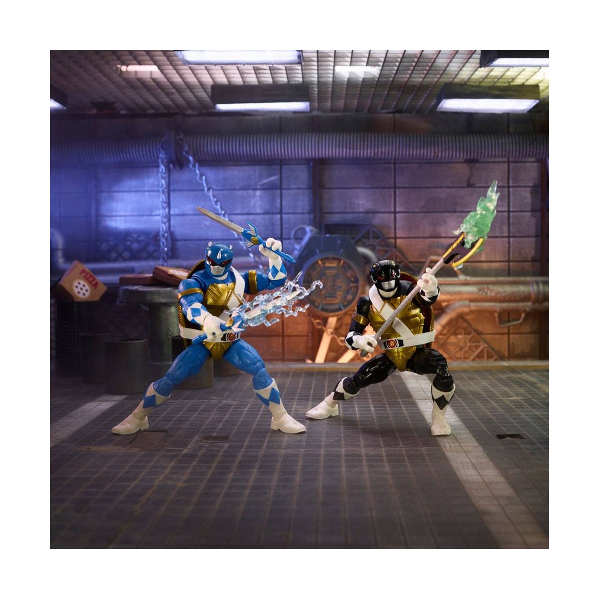 Hasbro - Pack 2 Figuren MORPHED DONATELLO & LEONARDO - Lightning Collection Power Rangers