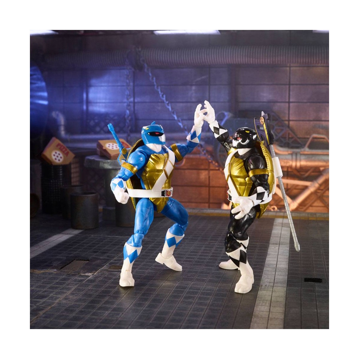Hasbro - Pack 2 Figuren MORPHED DONATELLO & LEONARDO - Lightning Collection Power Rangers