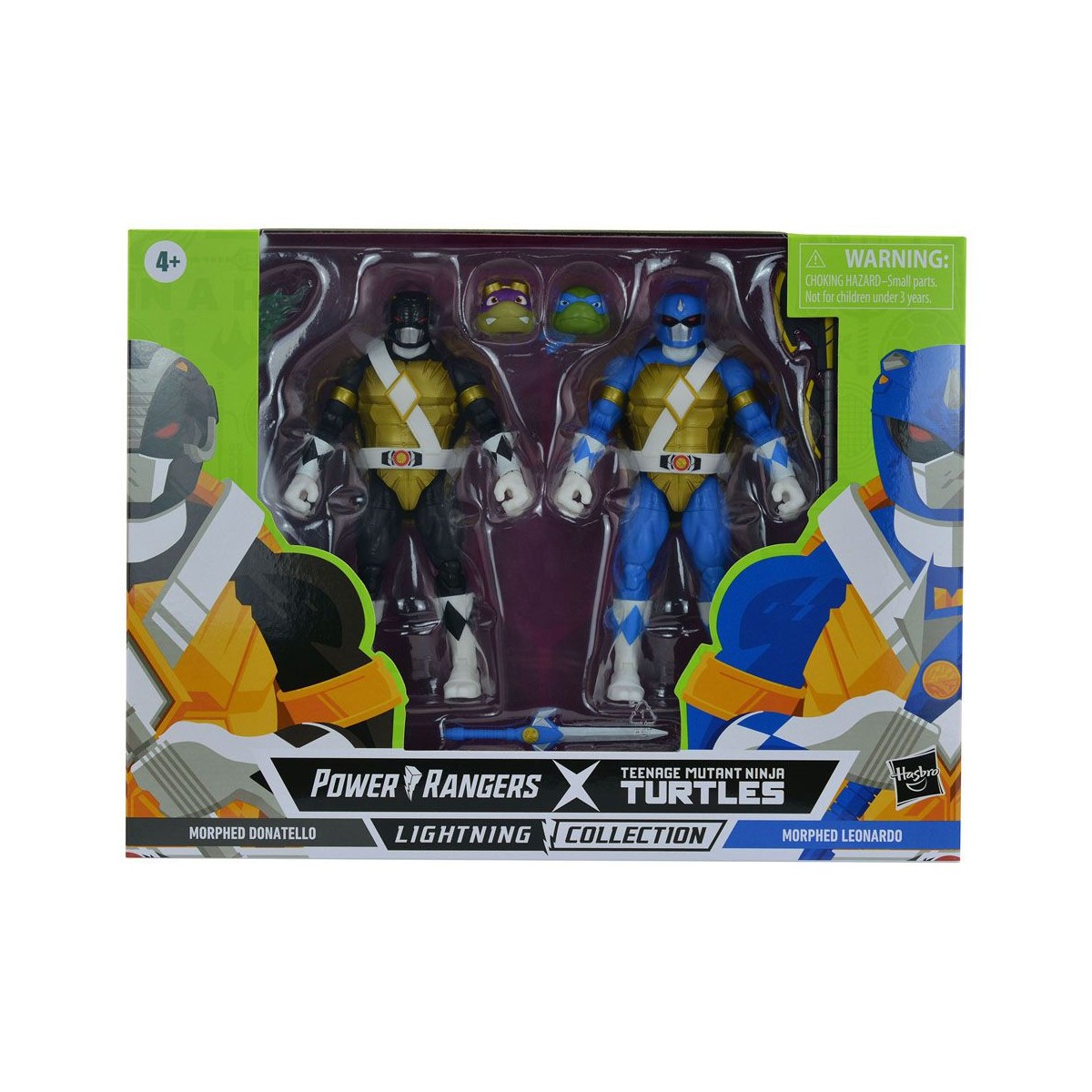 Hasbro - Pack 2 Figuren MORPHED DONATELLO & LEONARDO - Lightning Collection Power Rangers