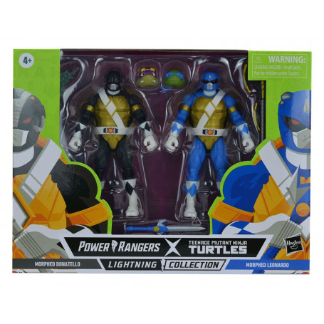 Hasbro - Pack 2 Figuren MORPHED DONATELLO & LEONARDO - Lightning Collection Power Rangers