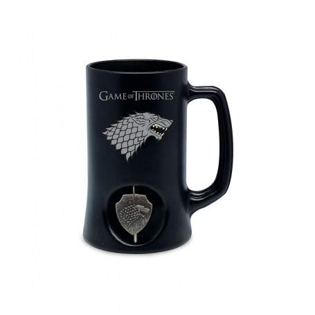 Enesco - Game of Thrones - Krug mit rotierendem Stark-Emblem