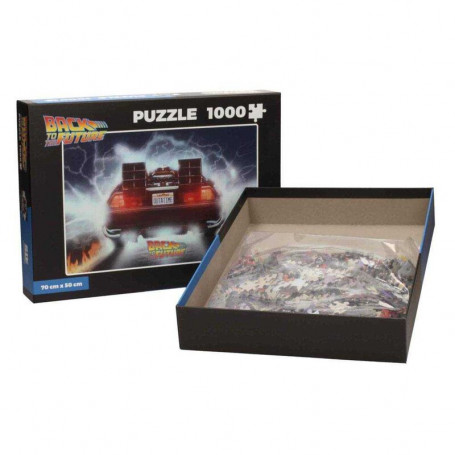 SD Toys - Zurück in die Zukunft Outatime Delorean Puzzle 1000 Stk