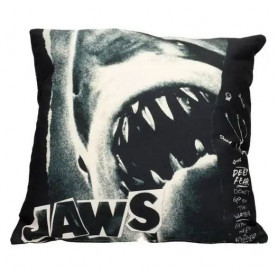 SD Toys - Kissen JAWS - Der weiße Hai Movie Poster Schwarz und Weiß