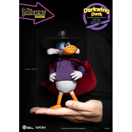 Beast Kingdom Disney Classic Figurine - Darkwing Duck - Dynamic Action Heroes 1/9