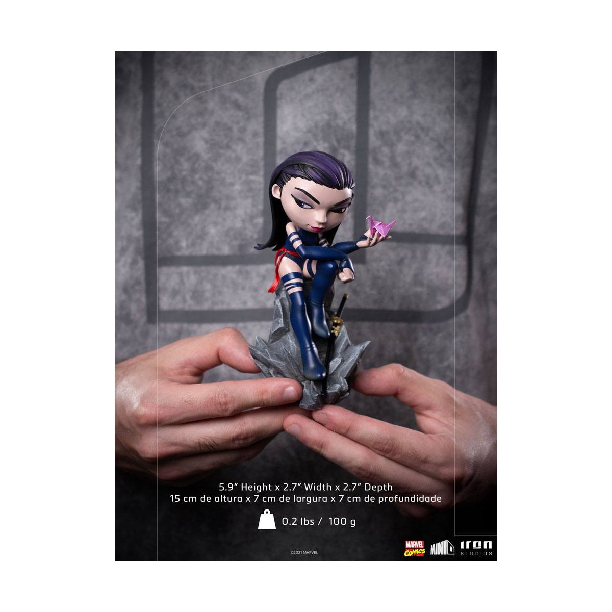 Iron Studios - Psylocke - X-Men Mini Co.Heroes PVC