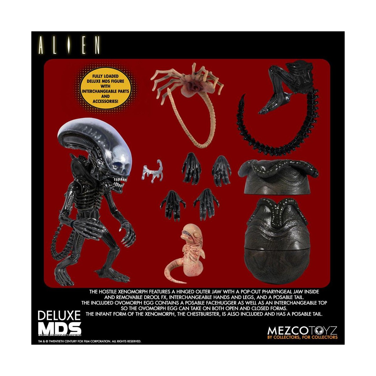 Mezco Designer Series - MDS Deluxe - Big Chap - Alien (1979)