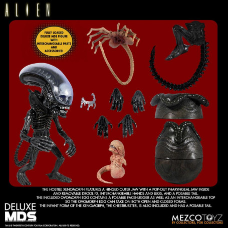 Mezco Designer Series - MDS Deluxe - Big Chap - Alien (1979)