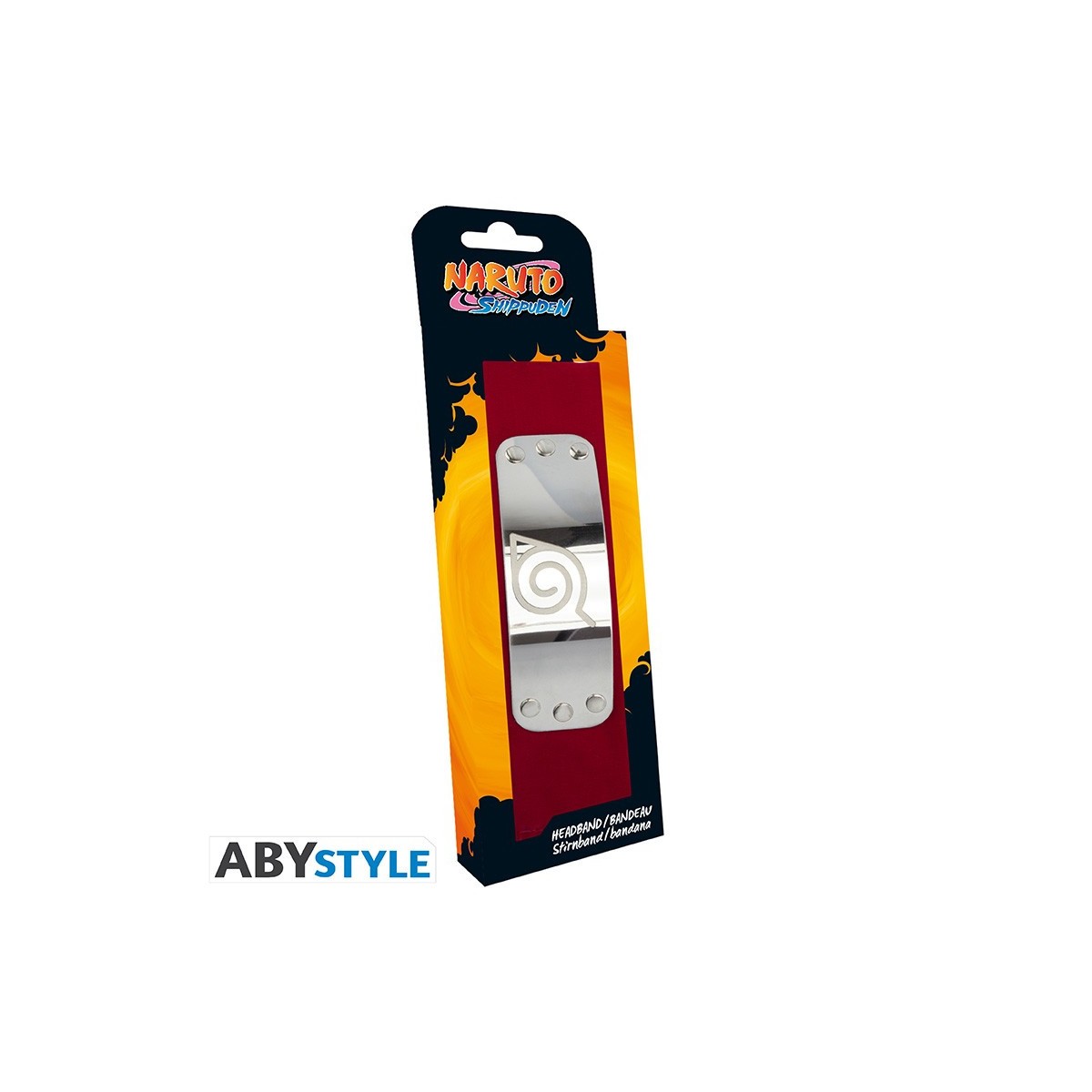 ABYstyle - NARUTO SHIPPUDEN - Stirnband - Konoha Rot