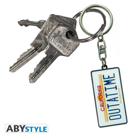 ABYstyle - RETURN TO THE FUTURE - OUTATIME Schlüsselanhänger