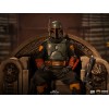IRON STUDIOS - The Mandalorian - Deluxe Art Scale Boba Fett on Throne 1/10 - The Mandalorian