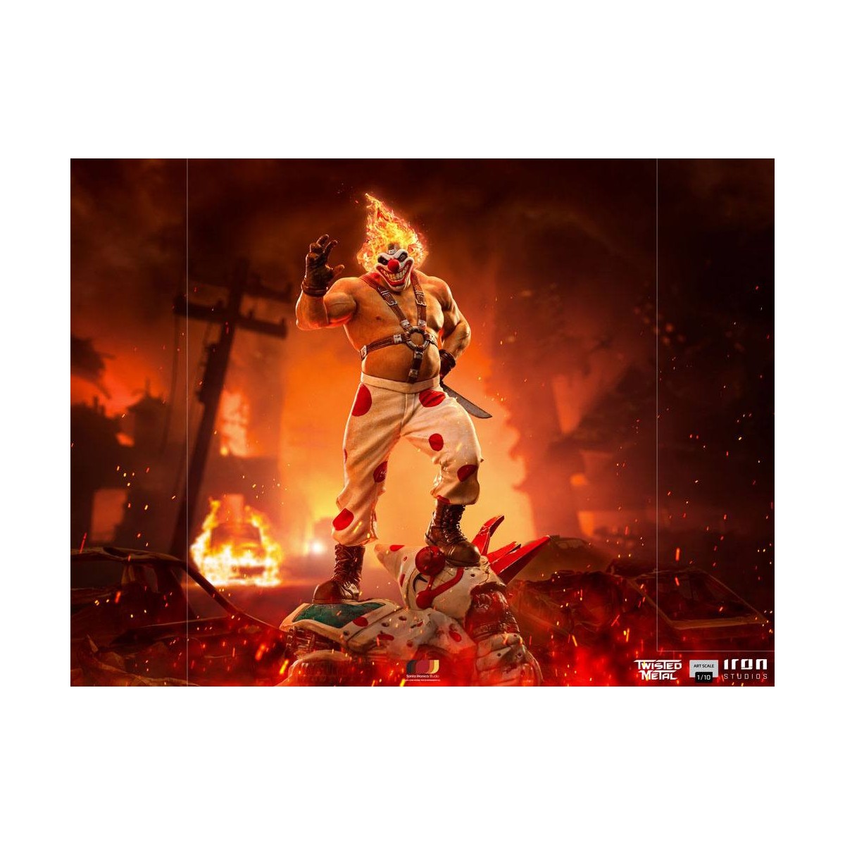 Iron Studios - Twisted Metal Statuette 1/10 Art Scale Sweet Tooth - Needles Kane