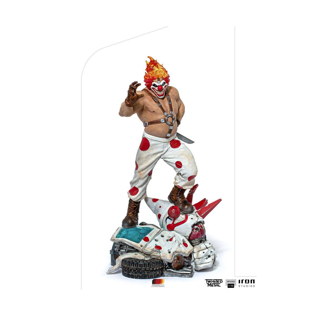Iron Studios - Twisted Metal Statuette 1/10 Art Scale Sweet Tooth - Needles Kane