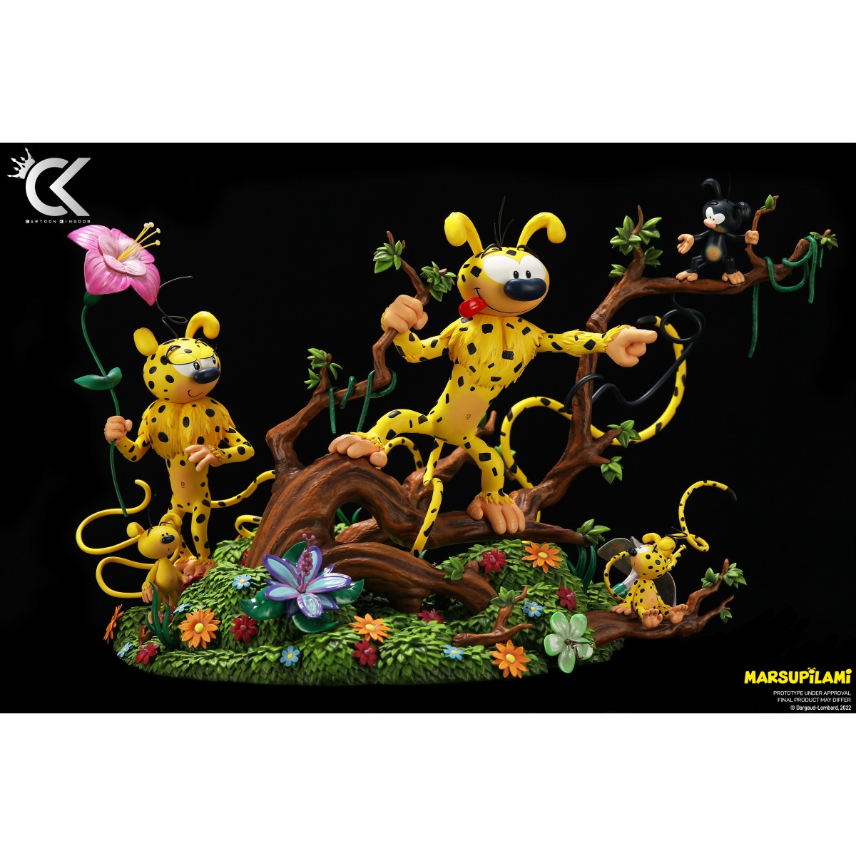Cartoon Kingdom - Die Marsupilami-Familie Diorama 1/6 