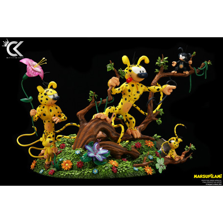 Cartoon Kingdom - Die Marsupilami-Familie Diorama 1/6 