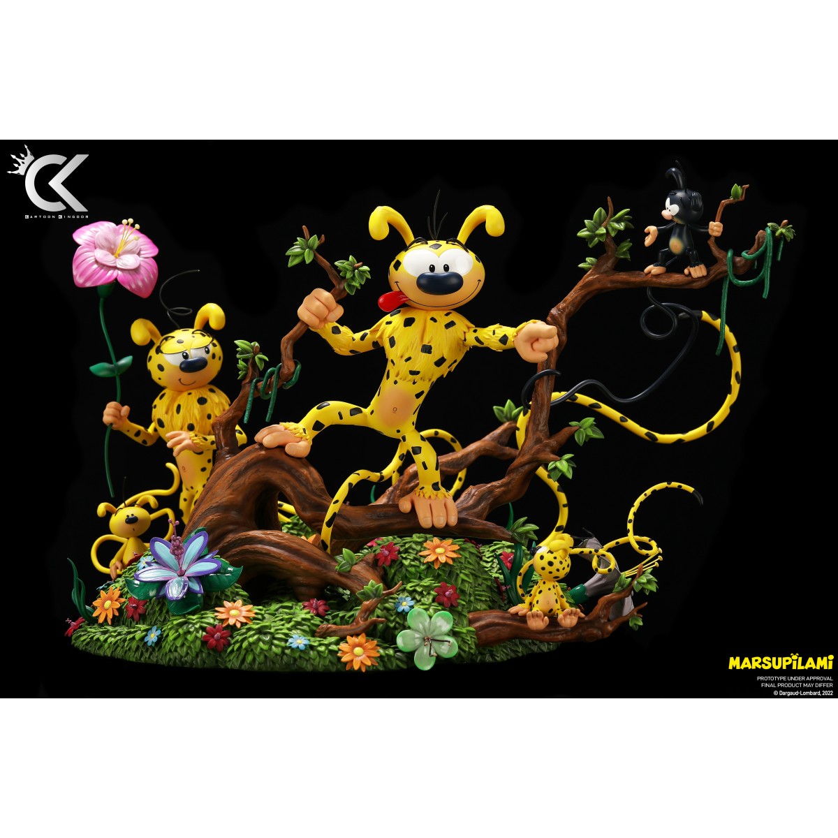 Cartoon Kingdom - Die Marsupilami-Familie Diorama 1/6 