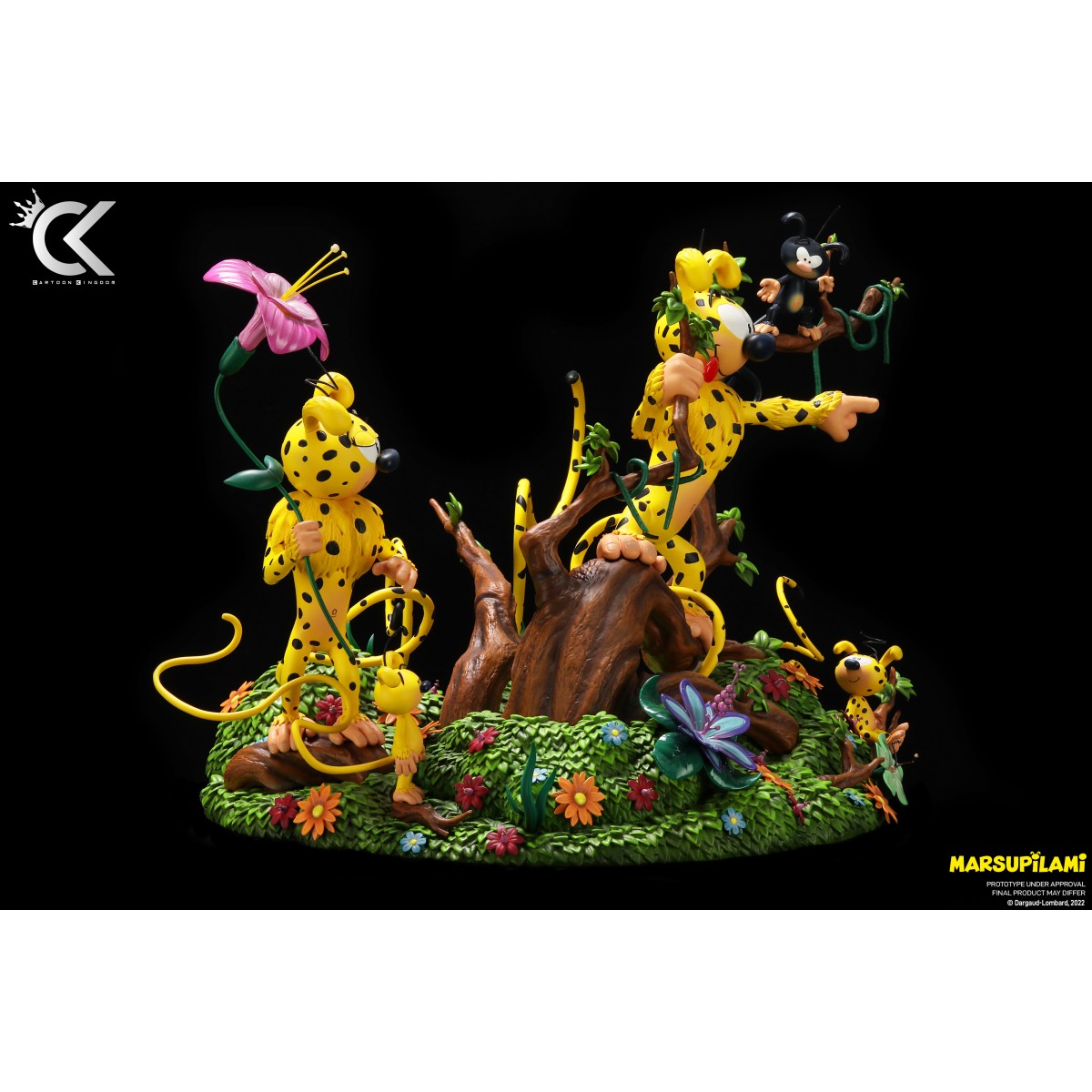 Cartoon Kingdom - Die Marsupilami-Familie Diorama 1/6 