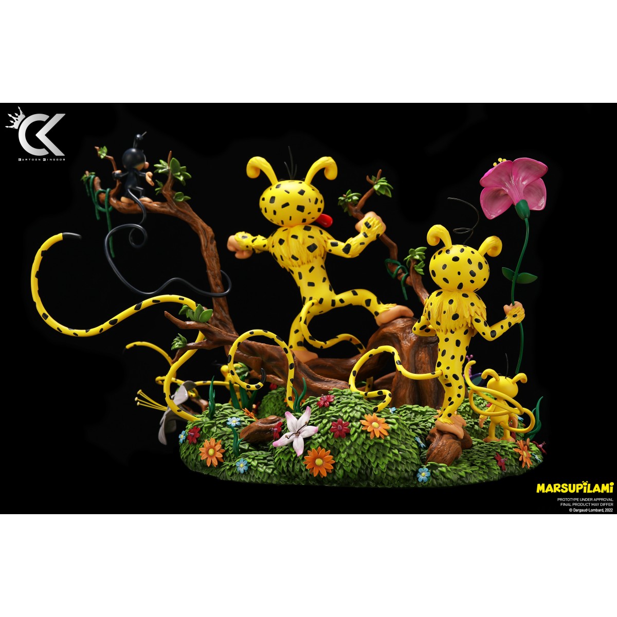 Cartoon Kingdom - Die Marsupilami-Familie Diorama 1/6 