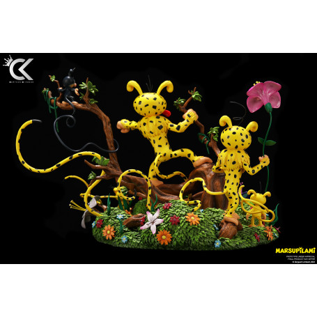 Cartoon Kingdom - Die Marsupilami-Familie Diorama 1/6 