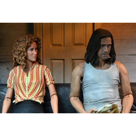 Neca - TMNT - Die Ninja Turtles 2er-Pack Figuren - April O'Neil & Casey Jones Farm - Teenage Mutant Ninja Turtles The Movie