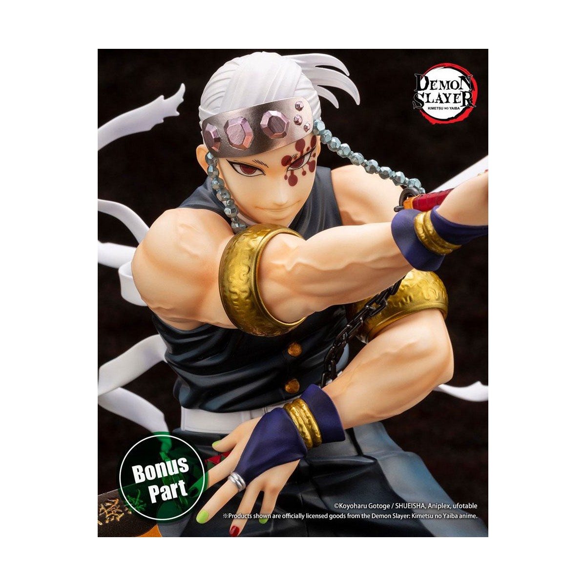 Kotobukiya - Tengen Uzui Bonus Edition - Demon Slayer: Kimetsu no Yaiba PVC ARTFXJ 1/8