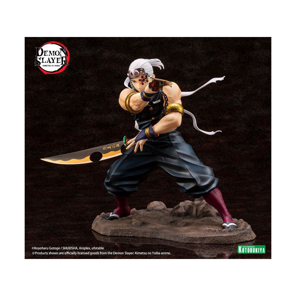 Kotobukiya - Tengen Uzui Bonus Edition - Demon Slayer: Kimetsu no Yaiba PVC ARTFXJ 1/8
