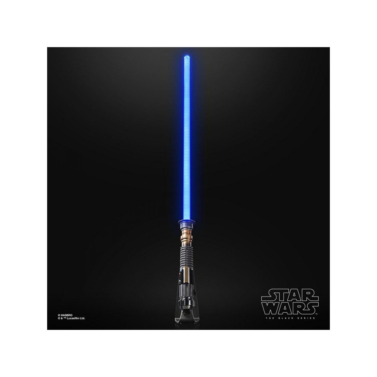 Hasbro - Obi-Wan Kenobi Force Fx Lightsaber Laserschwert - Black Serie Replica Elite