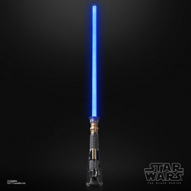 Hasbro - Obi-Wan Kenobi Force Fx Lightsaber Laserschwert - Black Serie Replica Elite