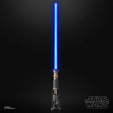 Hasbro - Obi-Wan Kenobi Force Fx Lightsaber Laserschwert - Black Serie Replica Elite