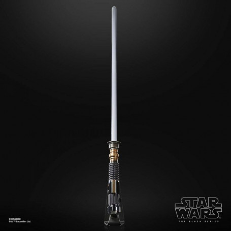Hasbro - Obi-Wan Kenobi Force Fx Lightsaber Laserschwert - Black Serie Replica Elite