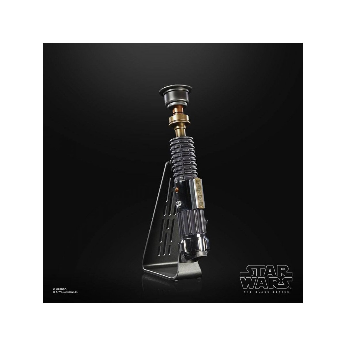 Hasbro - Obi-Wan Kenobi Force Fx Lightsaber Laserschwert - Black Serie Replica Elite