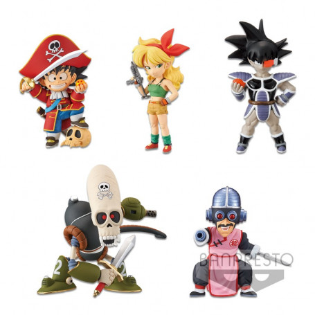 Banpresto Dragonball - WCF - TREASURE RALLY Vol.3 - Serie von 5 Figuren