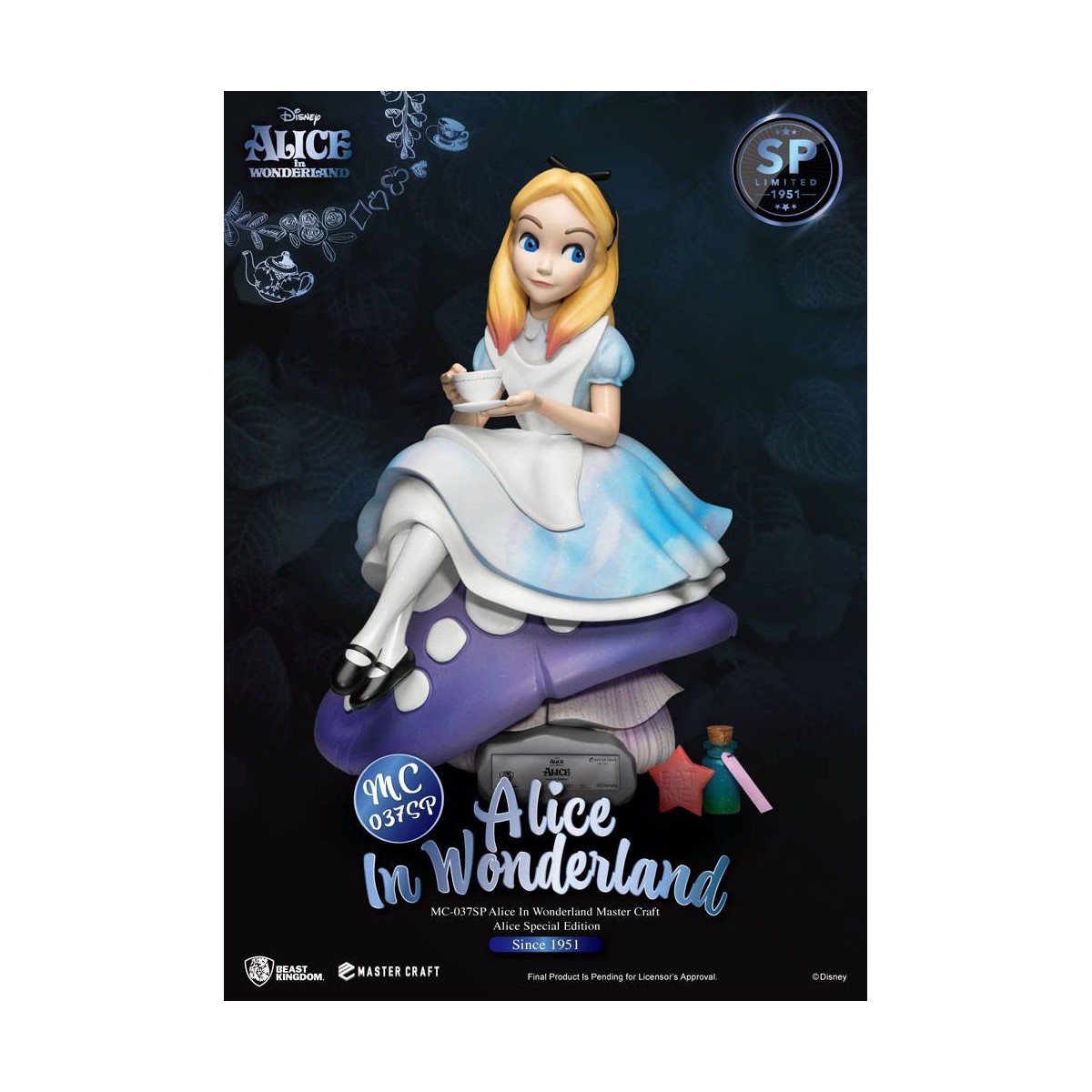 Beast Kingdom Disney - Master Craft Alice im Wunderland Special Edition