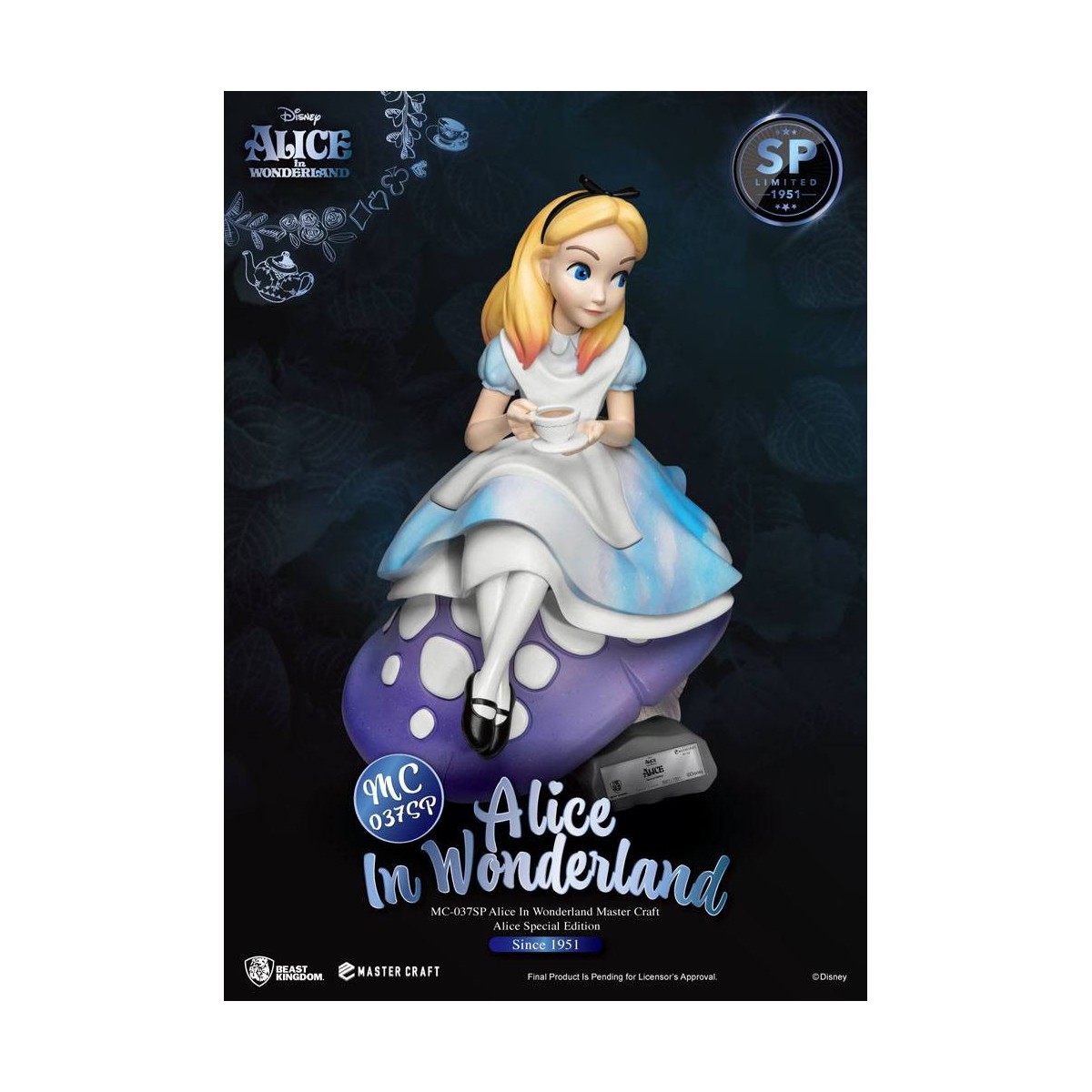 Beast Kingdom Disney - Master Craft Alice im Wunderland Special Edition