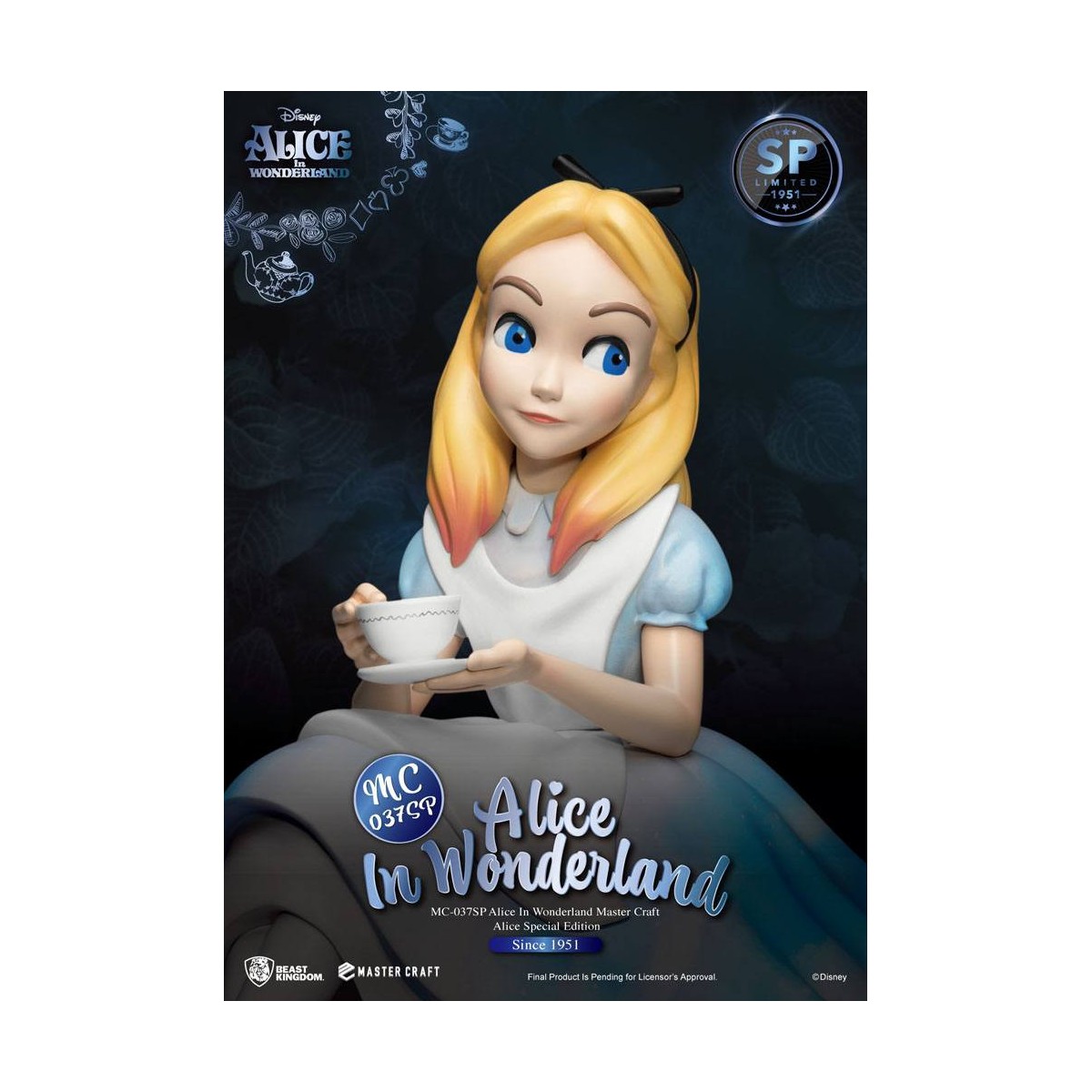 Beast Kingdom Disney - Master Craft Alice im Wunderland Special Edition