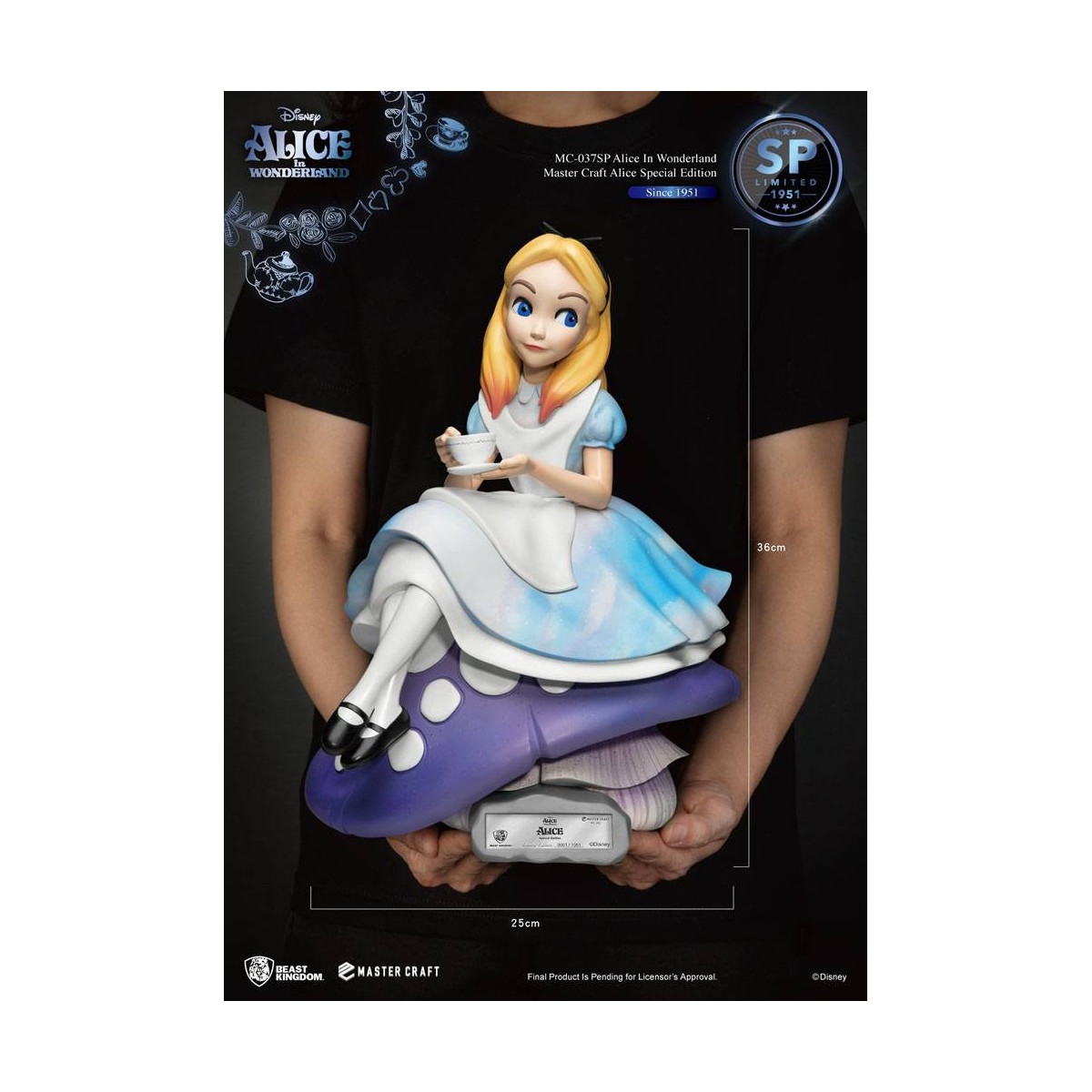 Beast Kingdom Disney - Master Craft Alice im Wunderland Special Edition