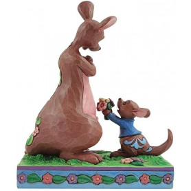 Enesco - Disney Tradition - Winnie the Pooh "The Sweetest Gift" - Der kleine Guru schenkt seiner Mutter Blumen - By Jim Shore